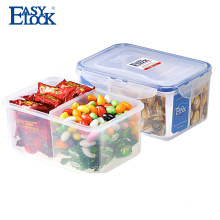 hot sale Easylock 2 compartment plastic lunch box
